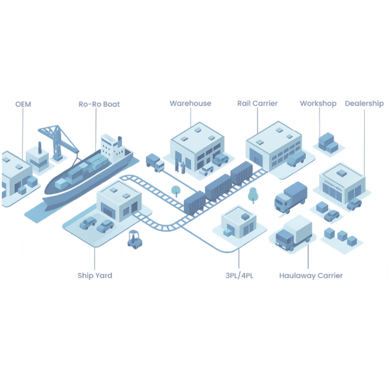 End-to-End Finished Vehicle Logistics Flow