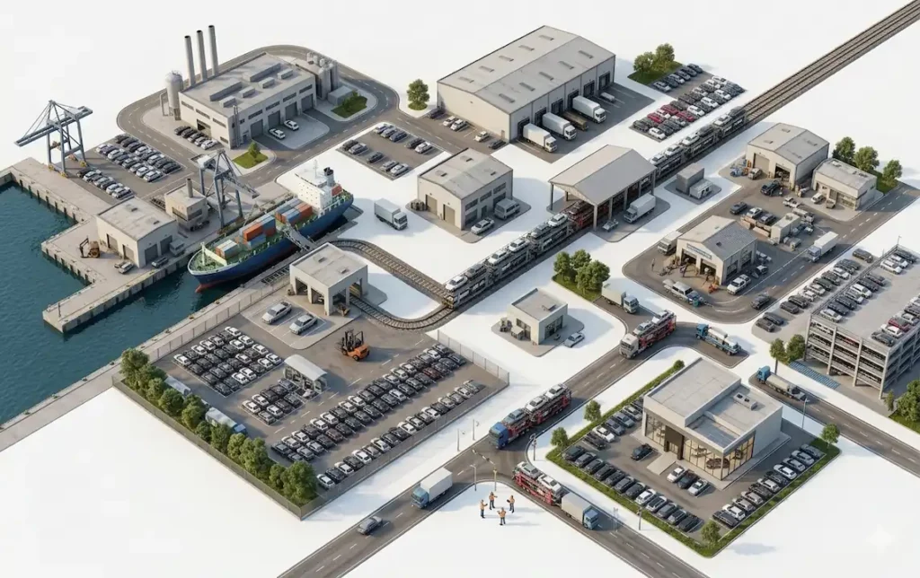 Finished vehicle logistics